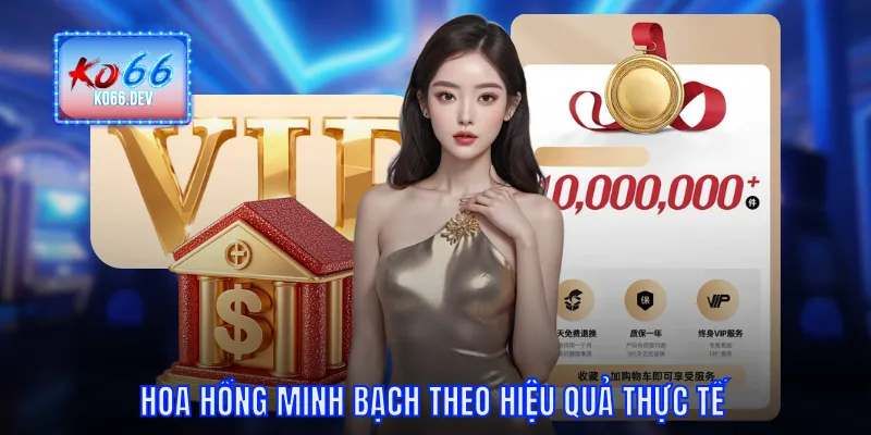 Hoa hồng minh bạch theo hiệu quả thực tế