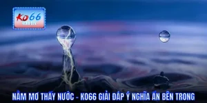 Nằm mơ thấy nước